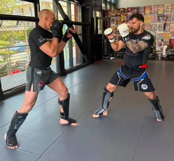 Pro Fighter Jack Grant Sparring